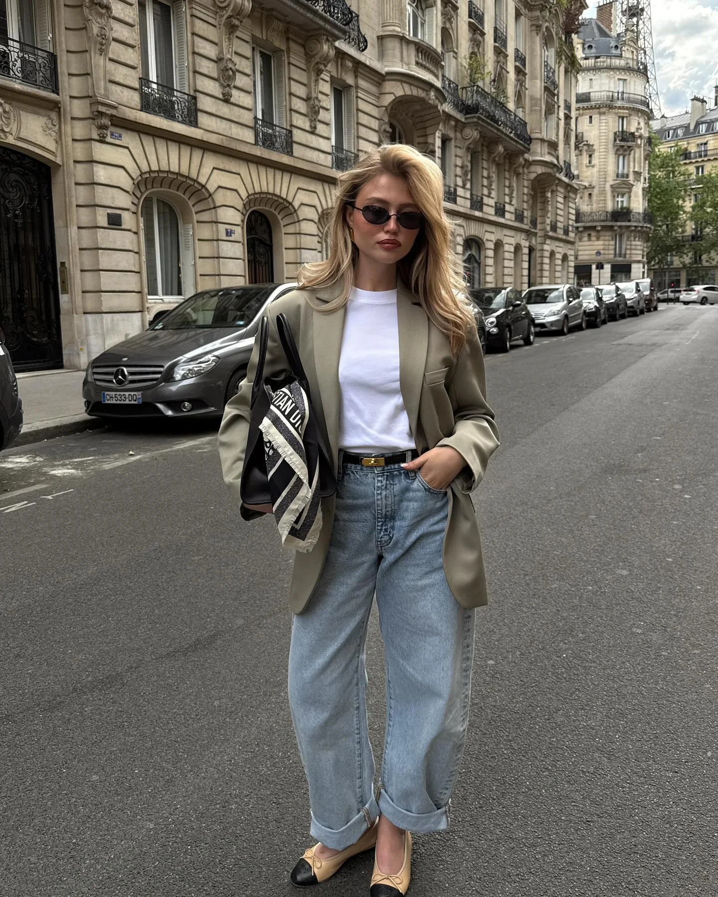fall travel outfits for women 2026 Parisian Blazer And Denim For Timeless European Style