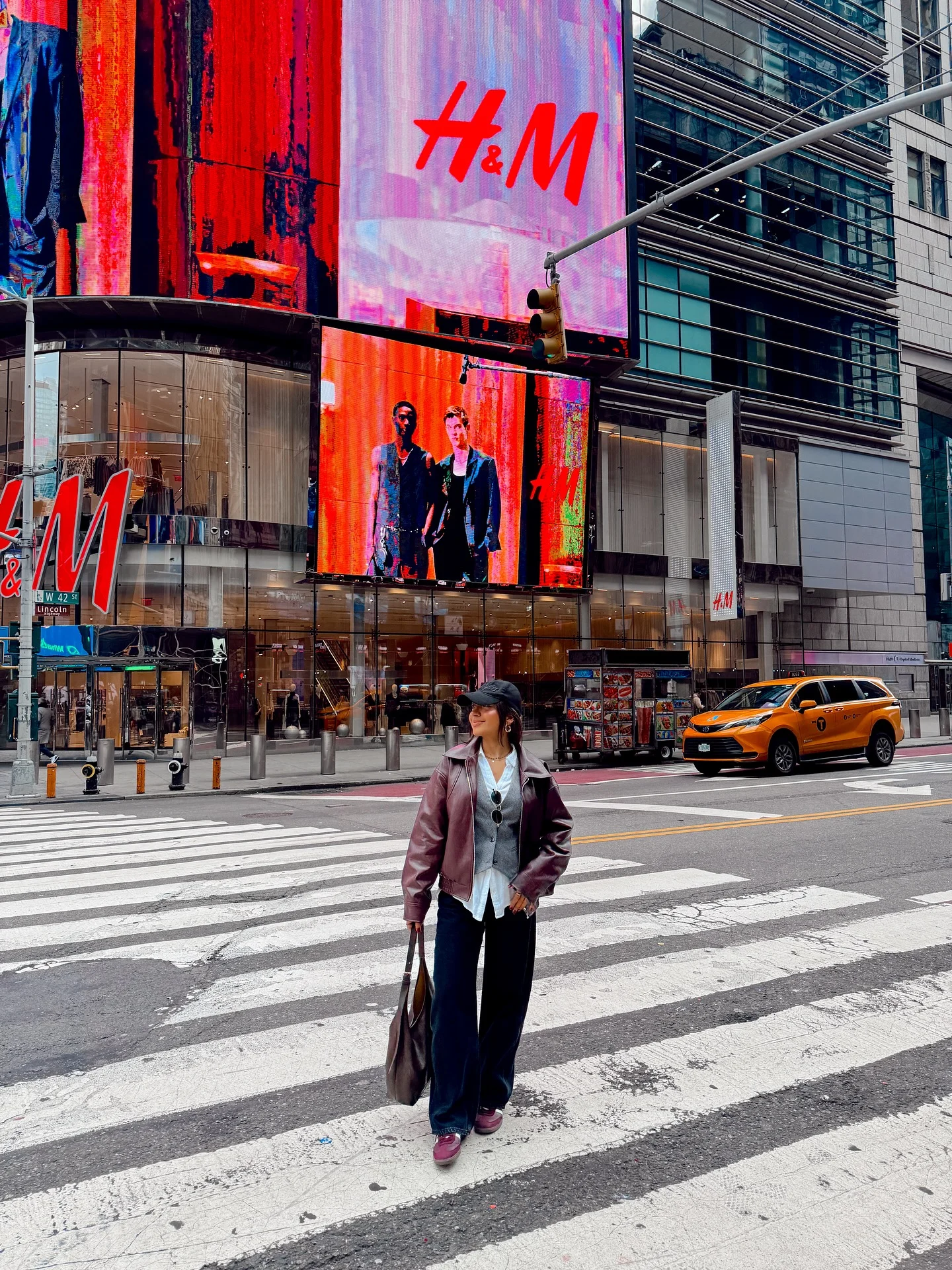 fall street style nyc outfits 2026 Burgundy Leather Layers Meet Modern Downtown Style