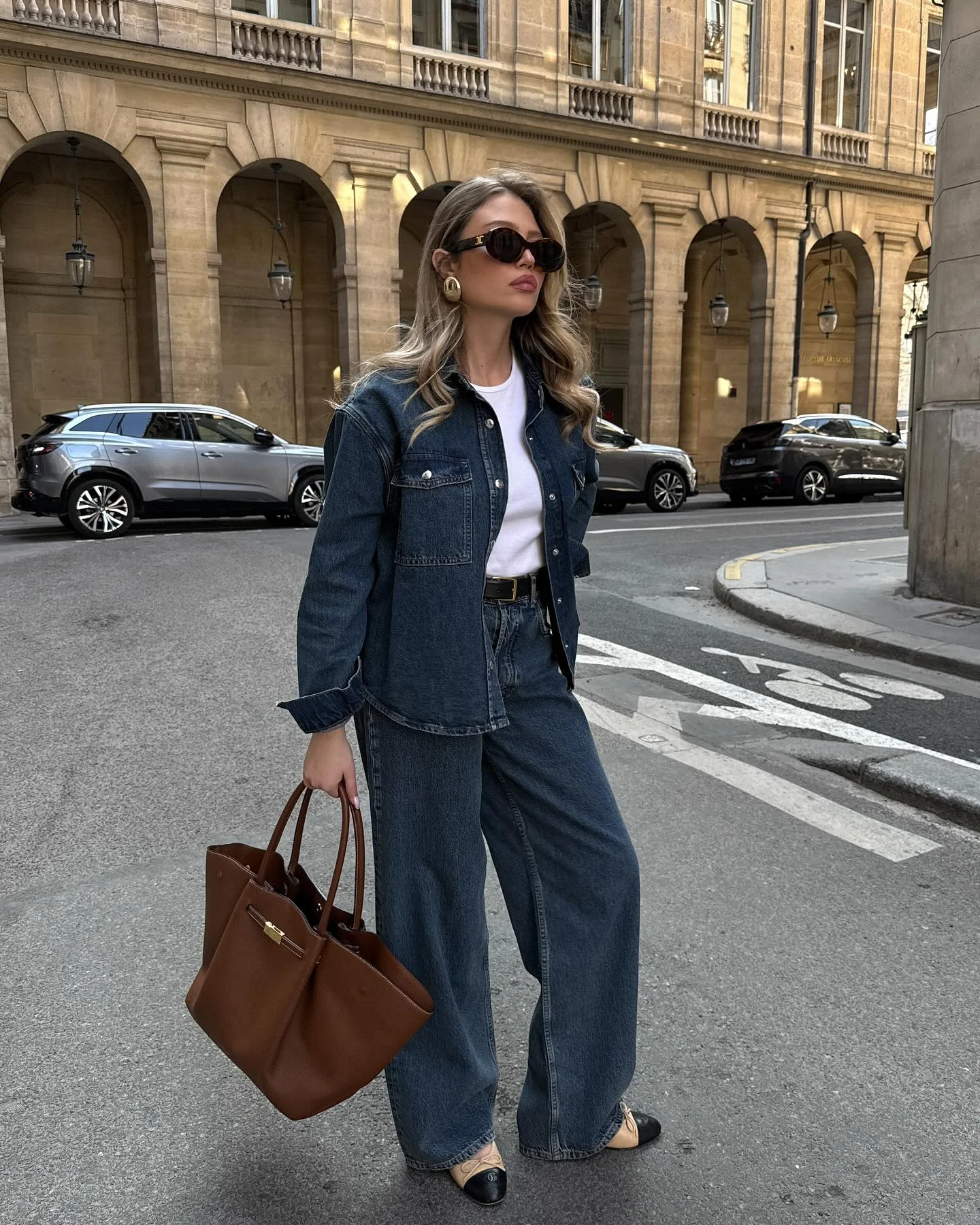 fall denim outfits for women 2026 Dark Wash Denim Coordinates That Feel Parisian