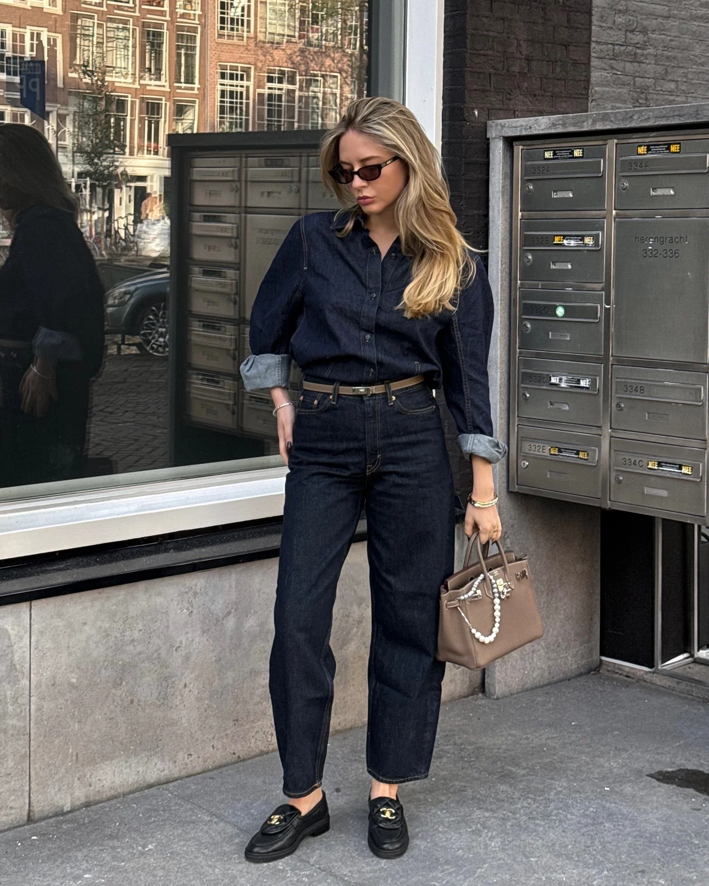 fall denim outfits for women 2026 Dark Wash Denim That Always Looks Expensive