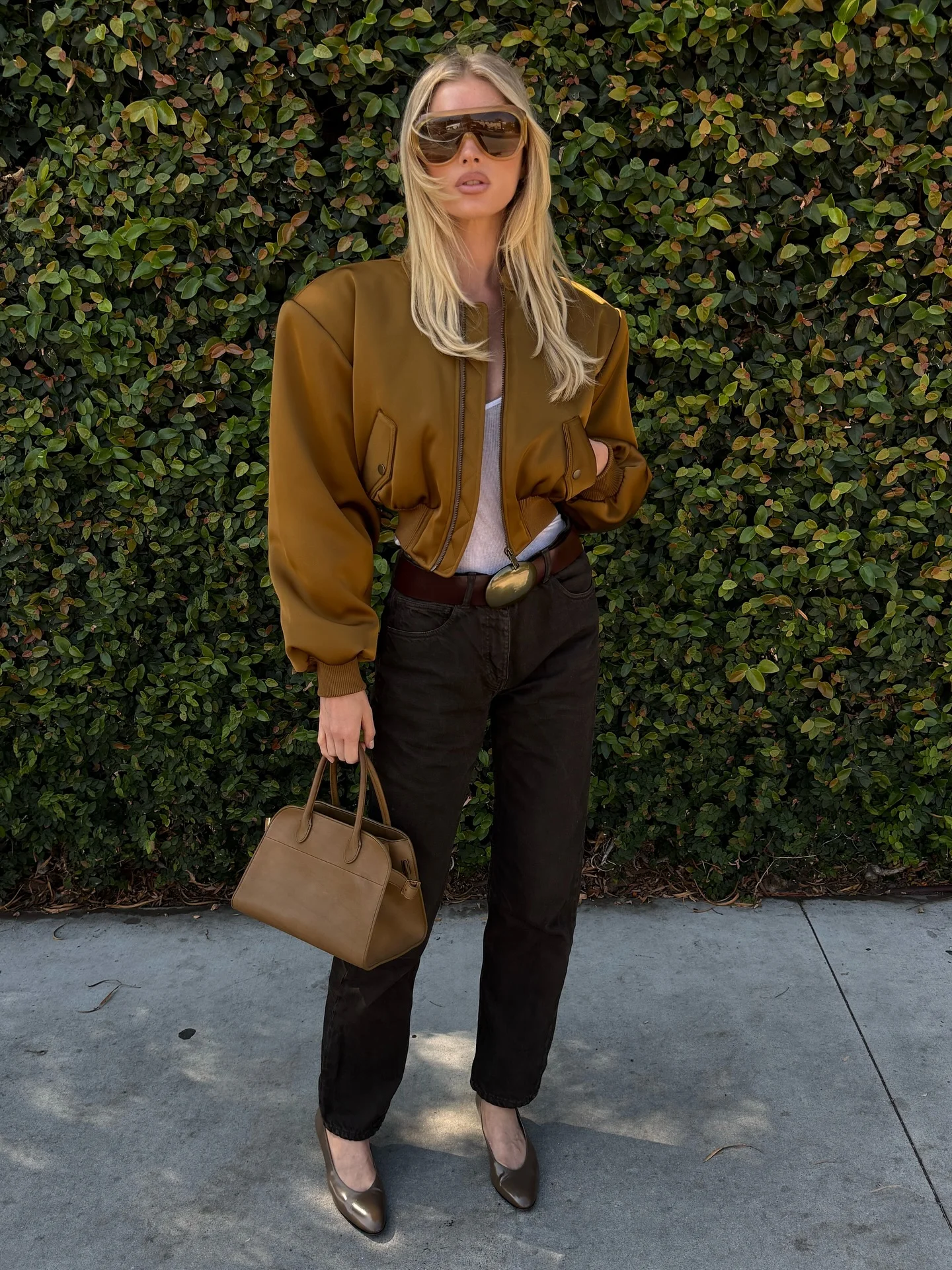 best fall outfits for women 2026 Modern Olive Bomber With Refined Everyday Basics