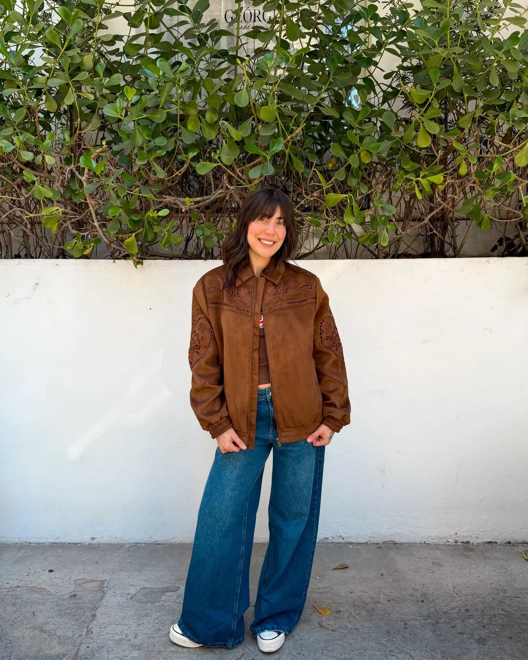 comfy fall outfits for lazy days 2026 Relaxed Suede Layers With Wide-Leg Denim