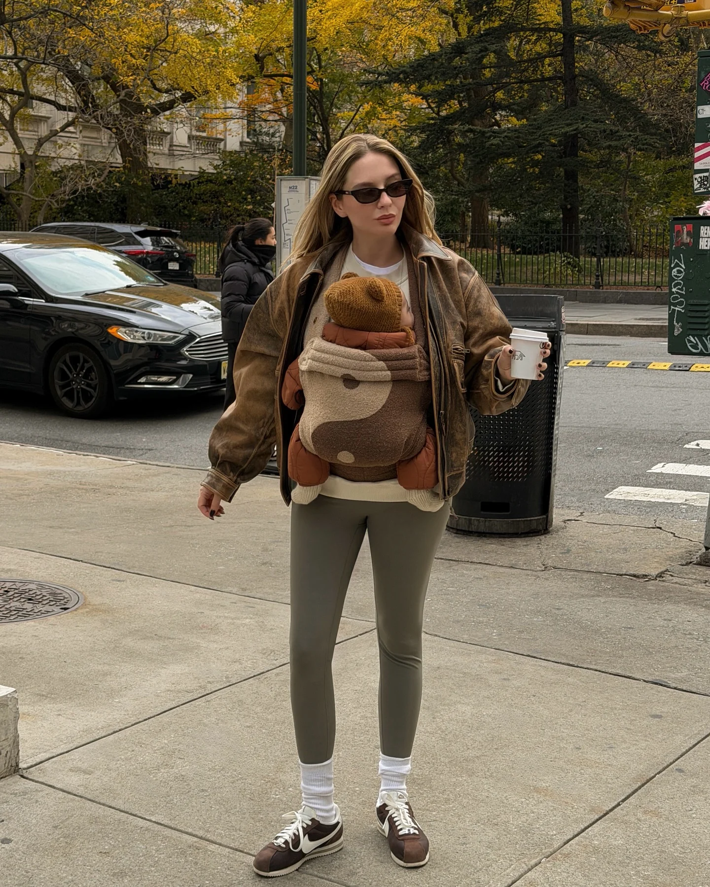 comfy mom outfits fall aesthetic 2026 Coffee Run Layers That Feel Effortlessly Cozy