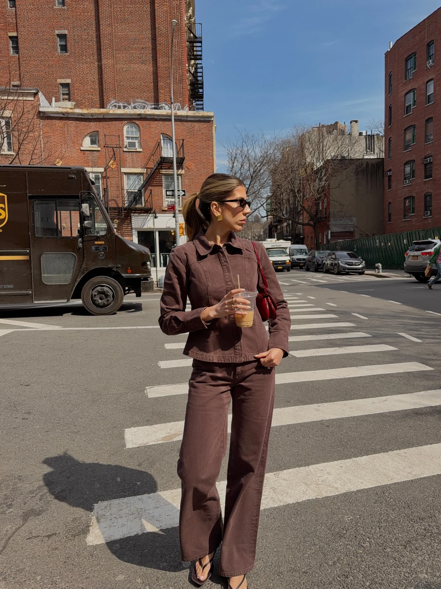 early fall outfits late summer Chocolate Monochrome That Feels Effortlessly Modern