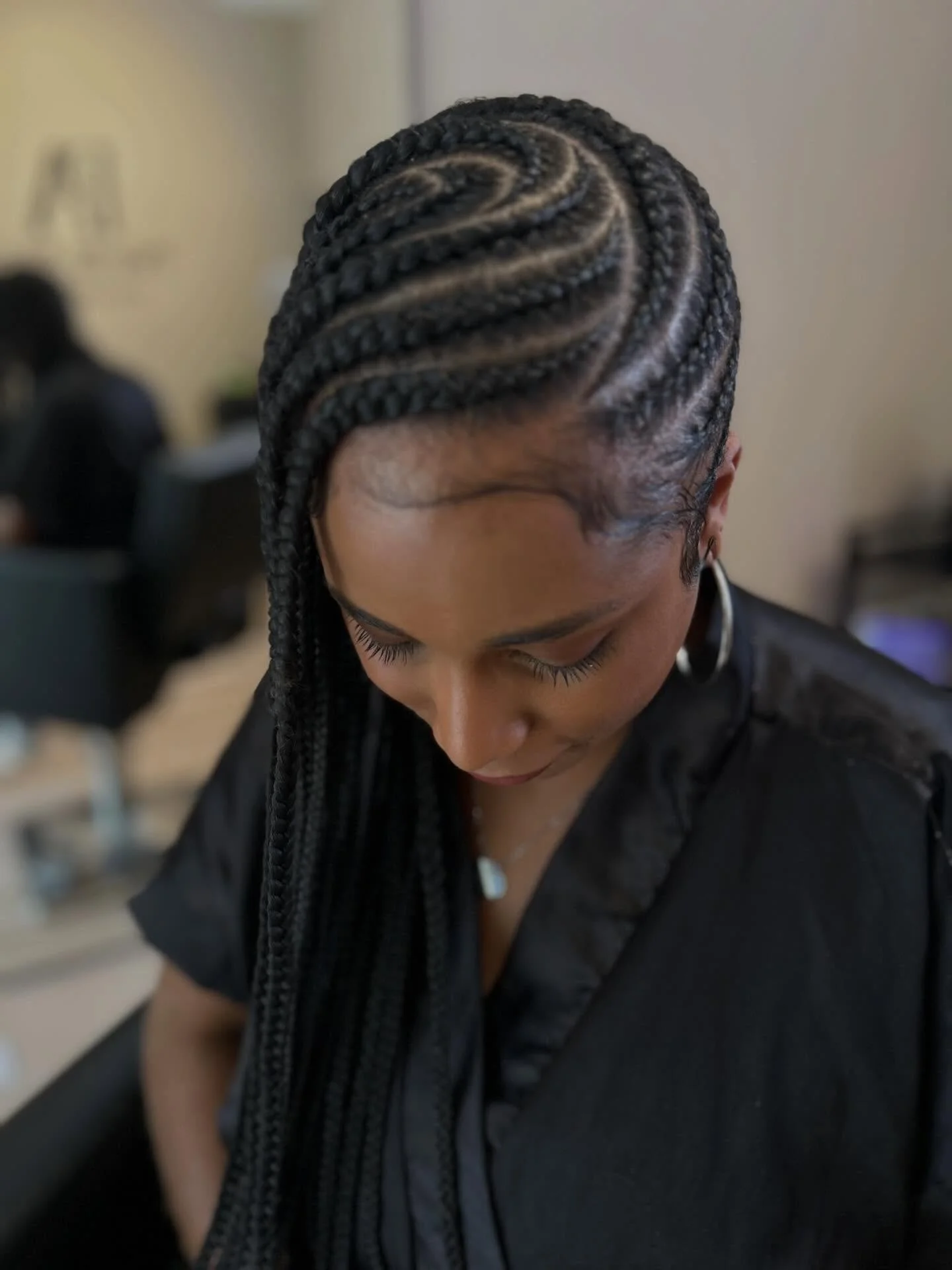 lemonade braid hairstyle Elegant Diagonal Lemonade Braids With Sleek Symmetry