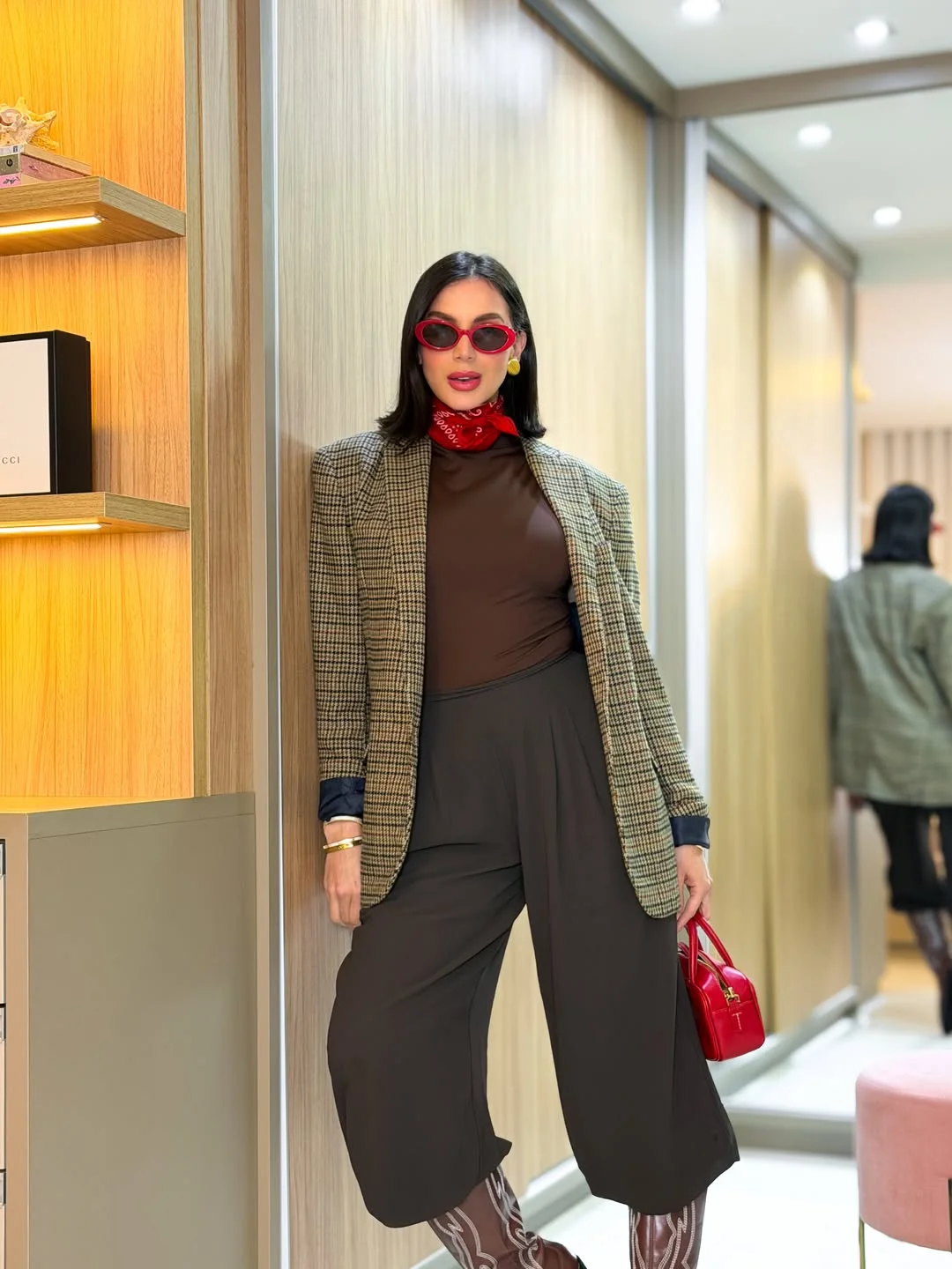 boho chic fall outfits for work 2026 Bold Western Accents With Tailored Autumn Layers