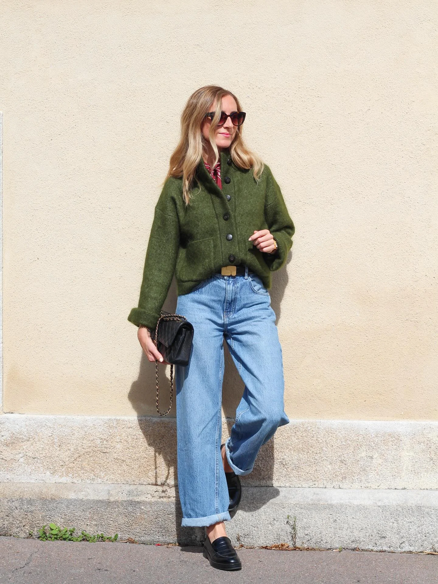 september fashion trends 2026 Forest Green Knitwear Refreshes Relaxed Denim