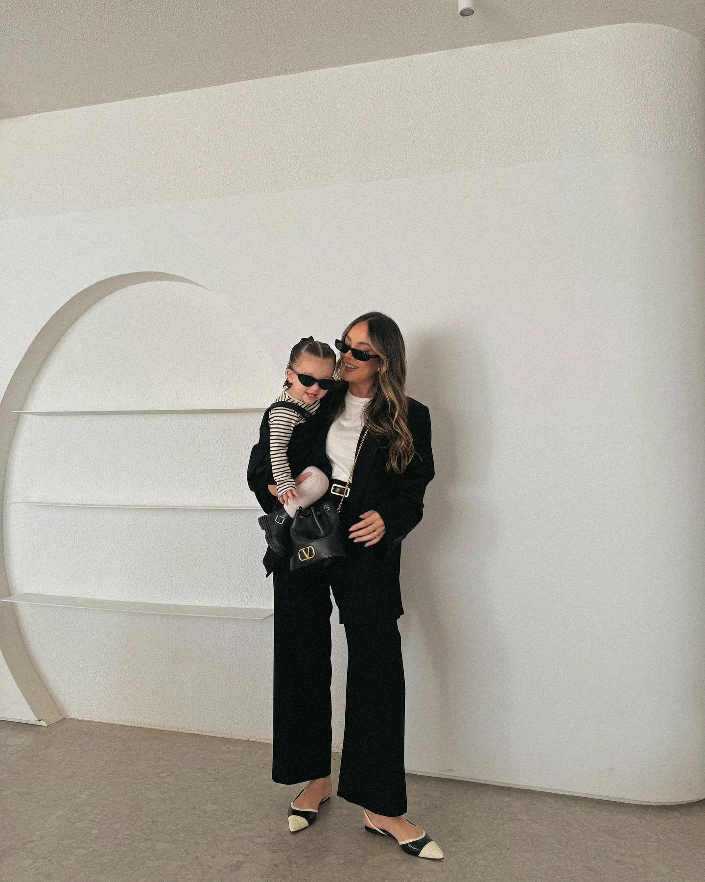 comfy mom outfits fall aesthetic 2026 Modern Black Tailoring With Comfortable Minimalism