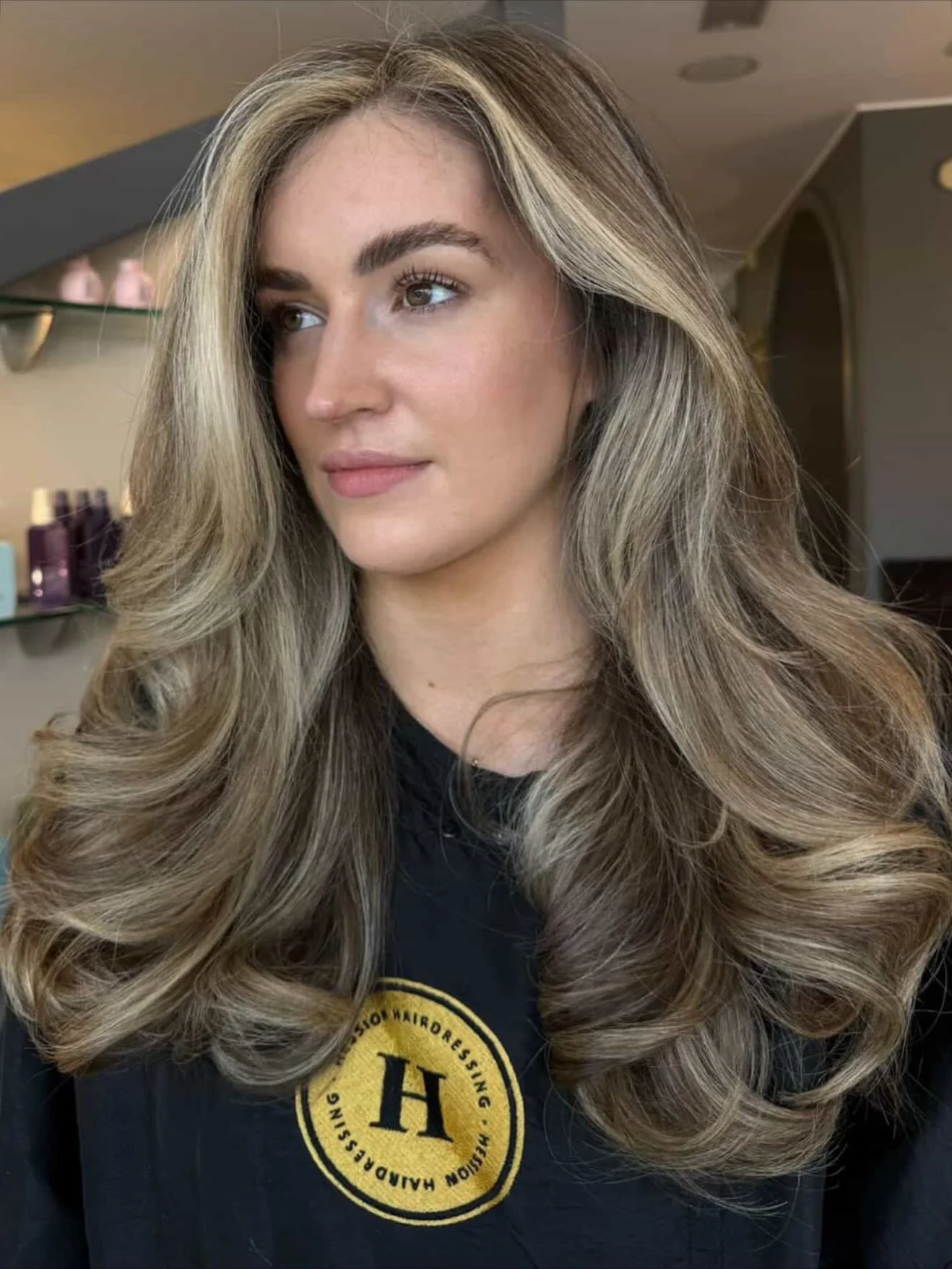 dirty blonde hair color Face-Framing Dirty Blonde With Voluminous Blowout