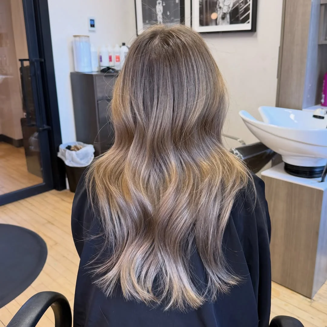 dirty blonde hair color Natural Dirty Blonde Waves With Seamless Color Melt