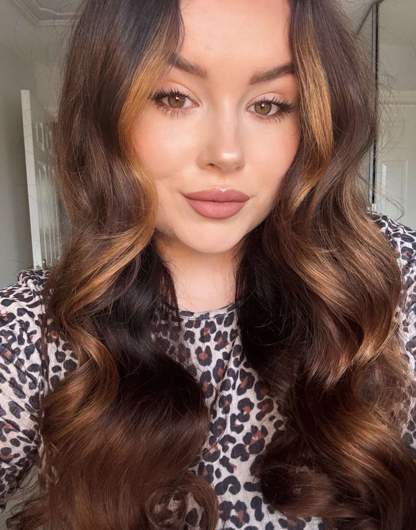 heatless curls hairstyle Soft Face-Framing Ribbon Waves With Dimensional Brunette Color