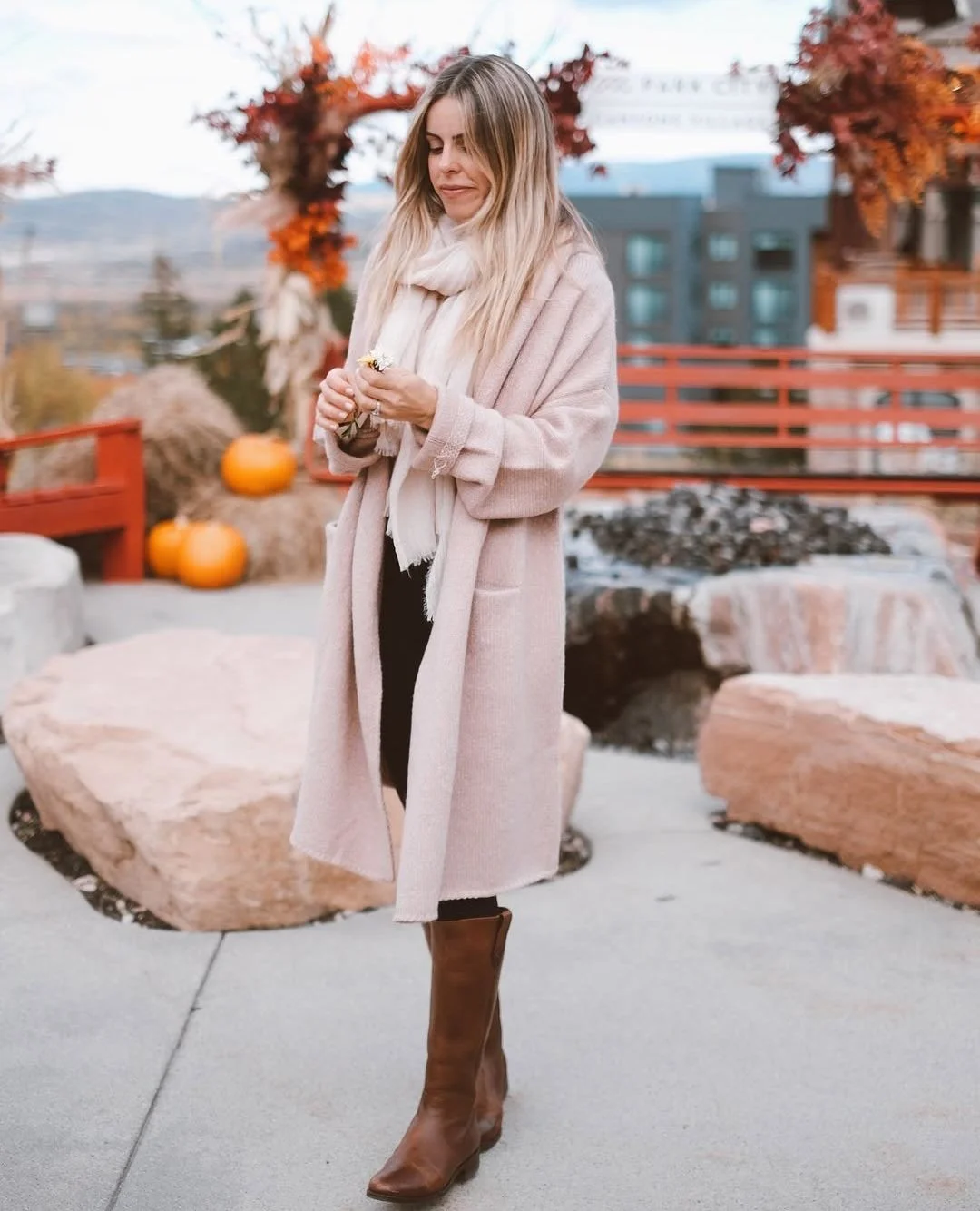 boho chic fall outfits for work 2026 Soft Neutral Layers For Crisp Autumn Mornings