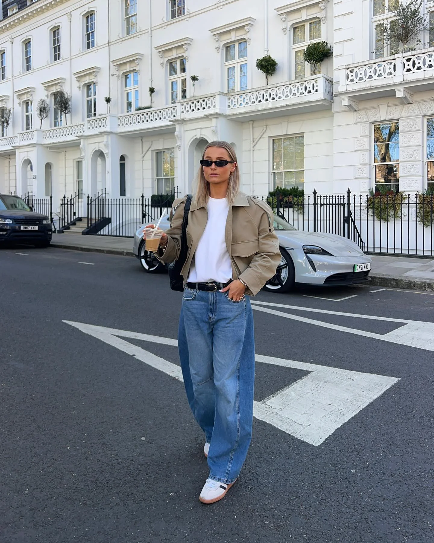 september fashion trends 2026 Minimal Utility Jacket With Classic Blue Denim