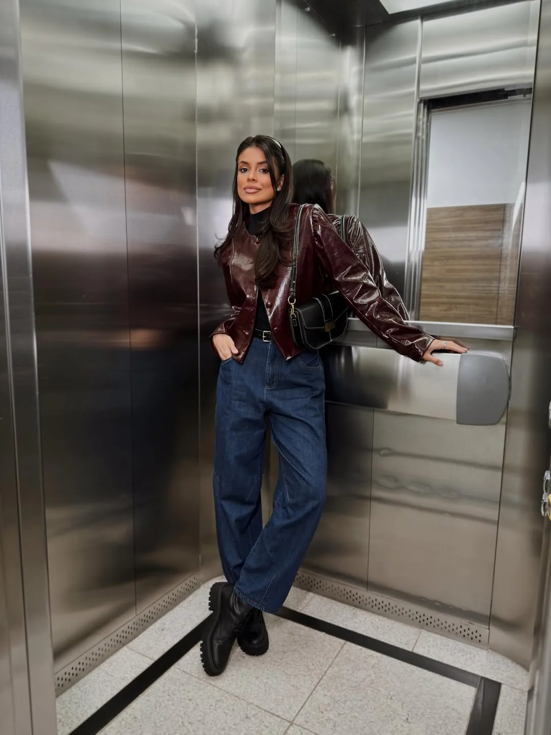 simple casual fall outfits 2026 Rich Burgundy Layers For An Elevated Evening Look