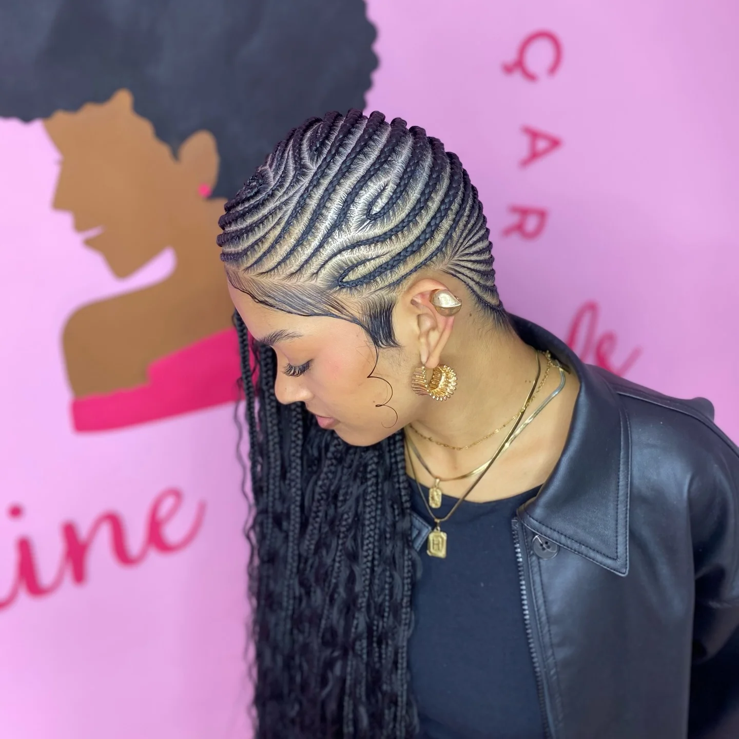 lemonade braid hairstyle Precision Boho Lemonade Braids With Flowing Wavy Ends