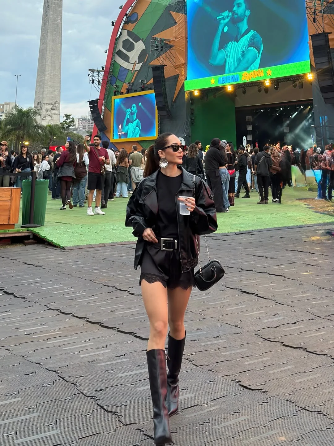 fall festival outfits for women 2026 Cool Girl Leather Layers For Concert Evenings