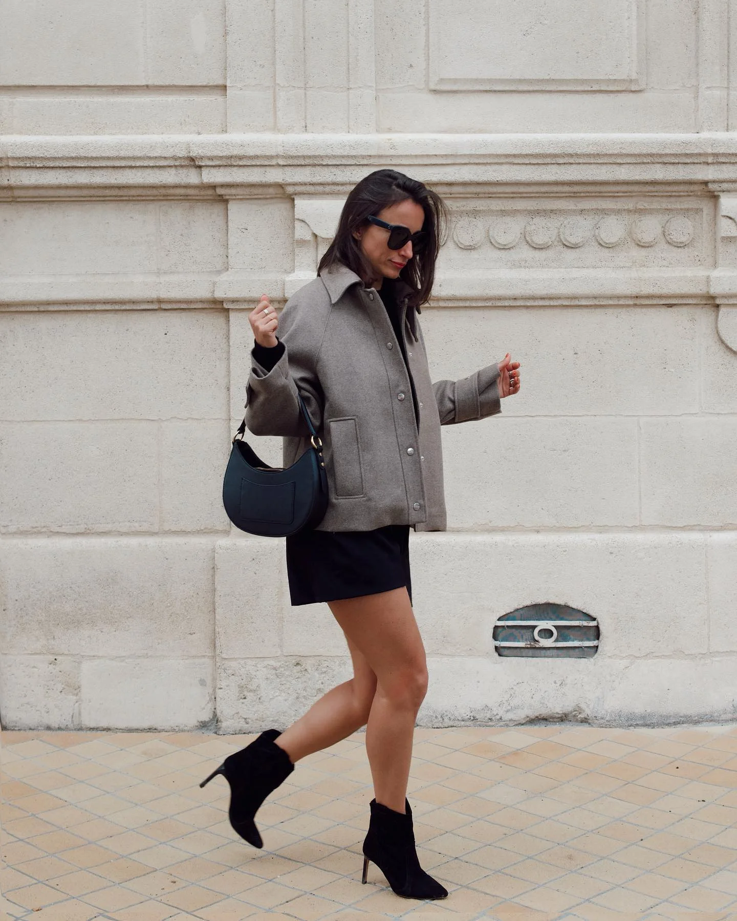 fall outfits with ankle boots 2026 Modern Tailoring Meets Sleek Black Ankle Boots