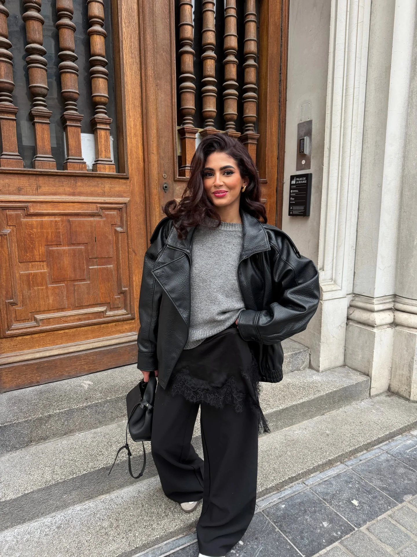lace layering fall outfit 2026 Relaxed Knitwear Makes Lace Feel Effortlessly Wearable
