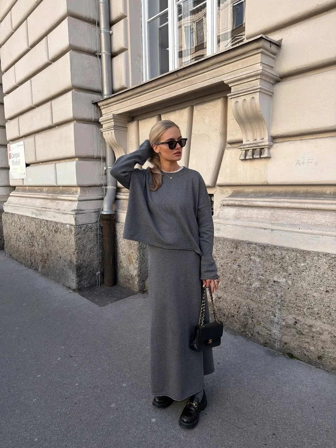 womens modest fall outfits 2026 Minimal Knit Set For Effortless Autumn Days