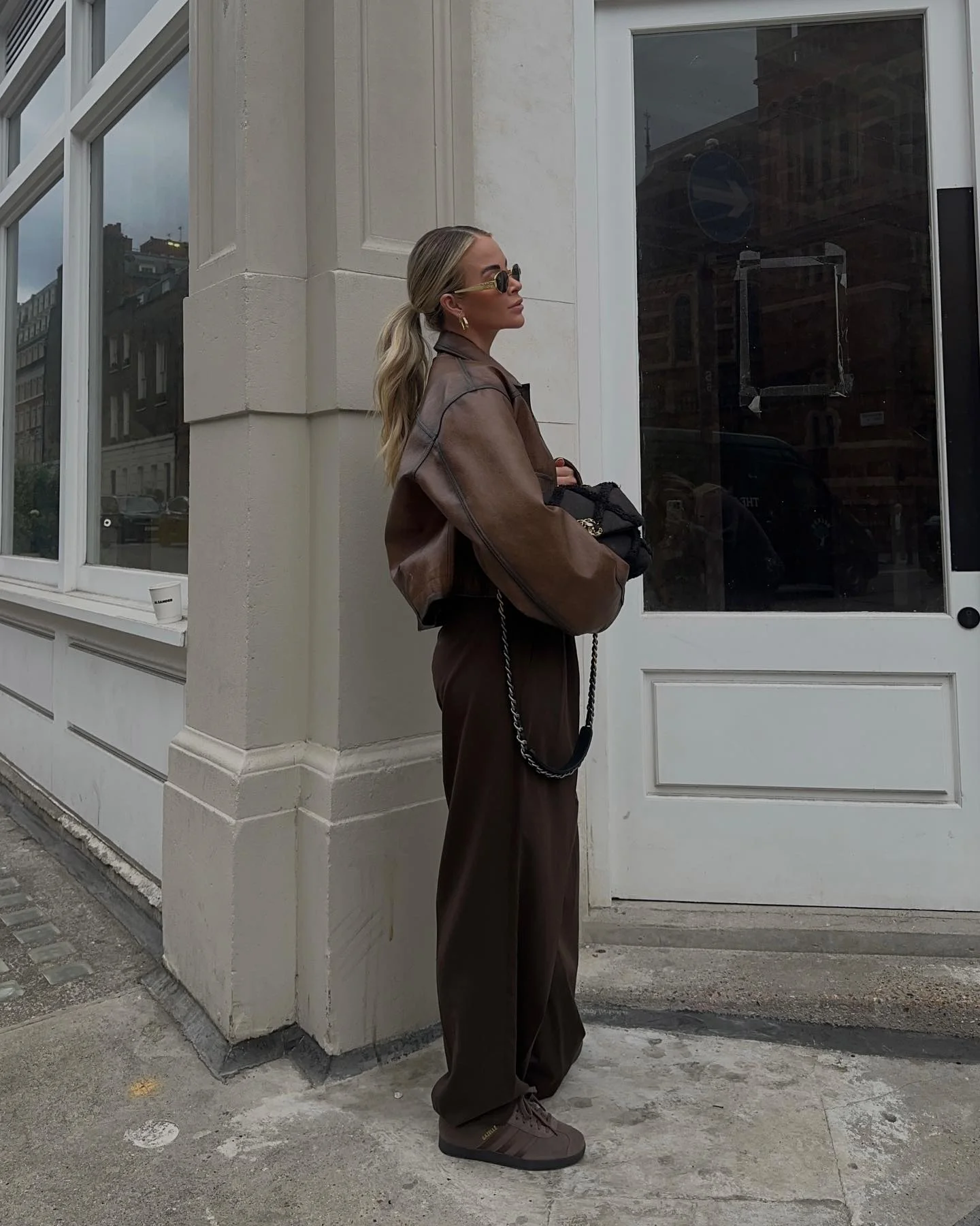 cute comfy fall outfits 2026 Chocolate Monochrome Layers That Feel Modern