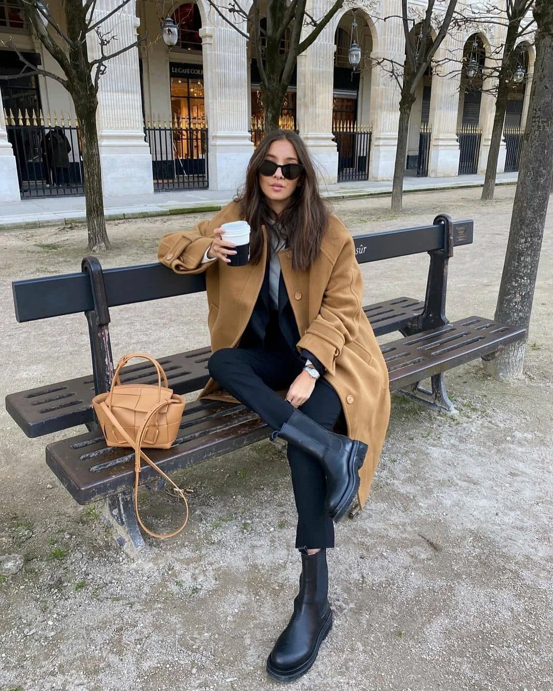 fall outfits with chelsea boots 2026 Camel Coat And Monochrome Layers That Never Go Out Of Style