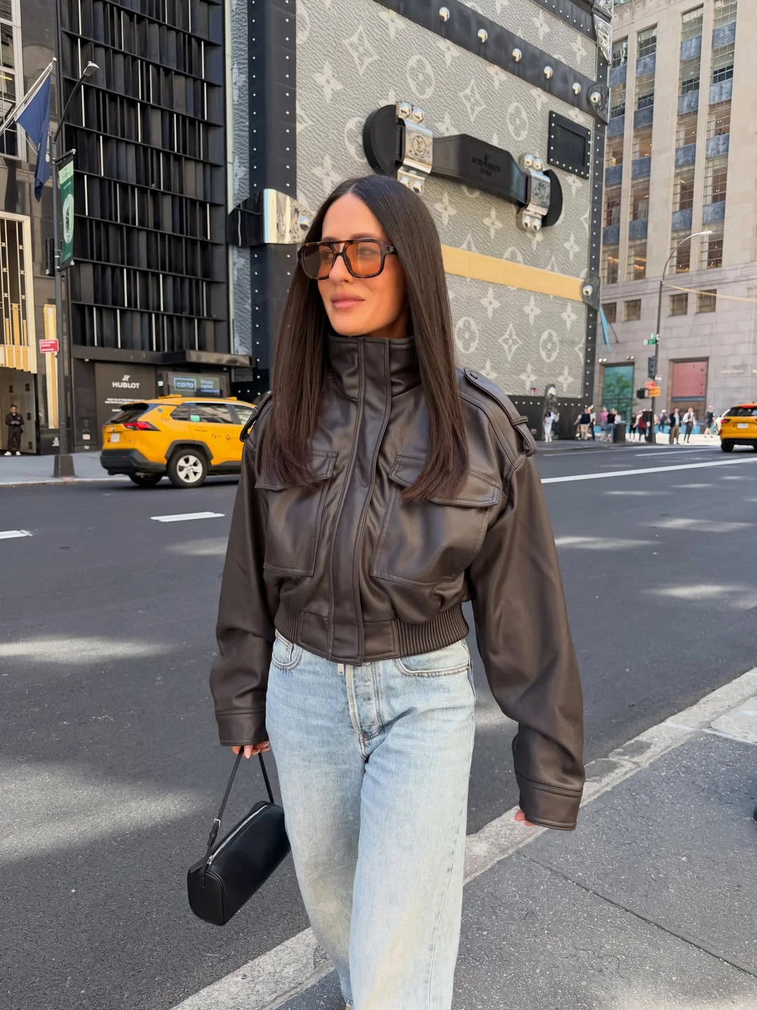simple casual fall outfits 2026 Modern Leather Jacket Styling With Light Wash Jeans