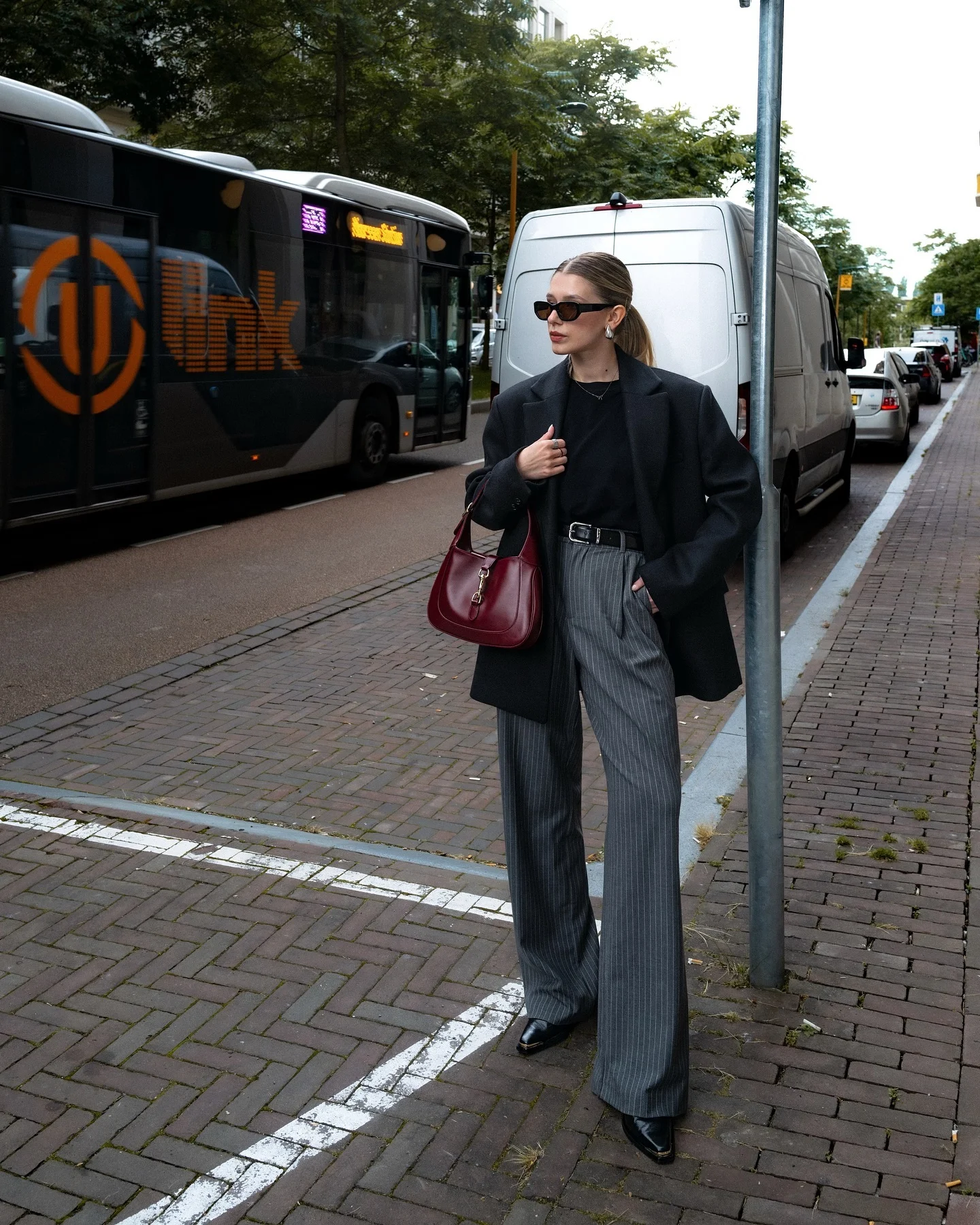 autumn casual work outfits for women 2026 Sharp Pinstripes With A Contemporary Twist