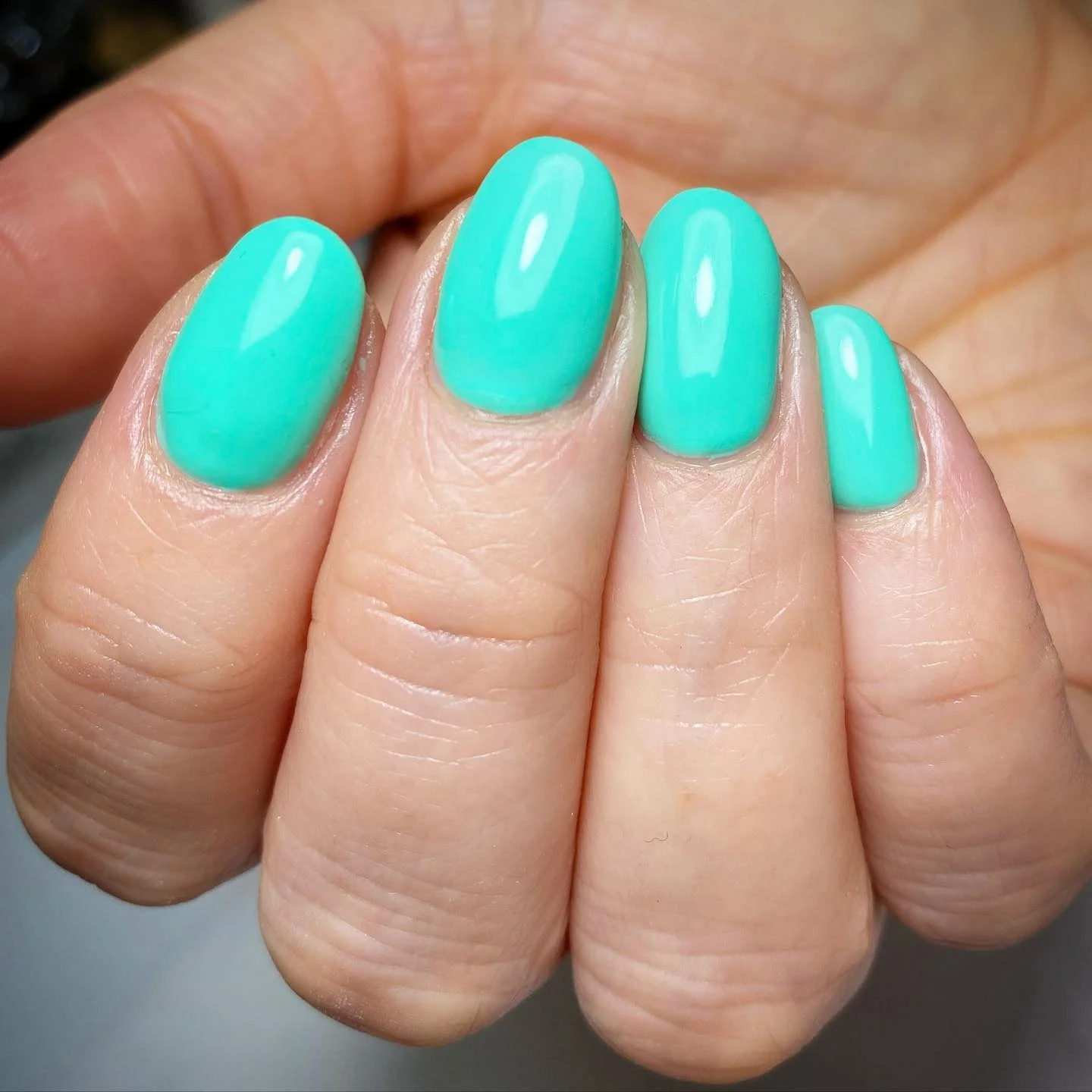 best nail colors for august 2026 Soft Aqua Nails That Cool Down The End Of Summer