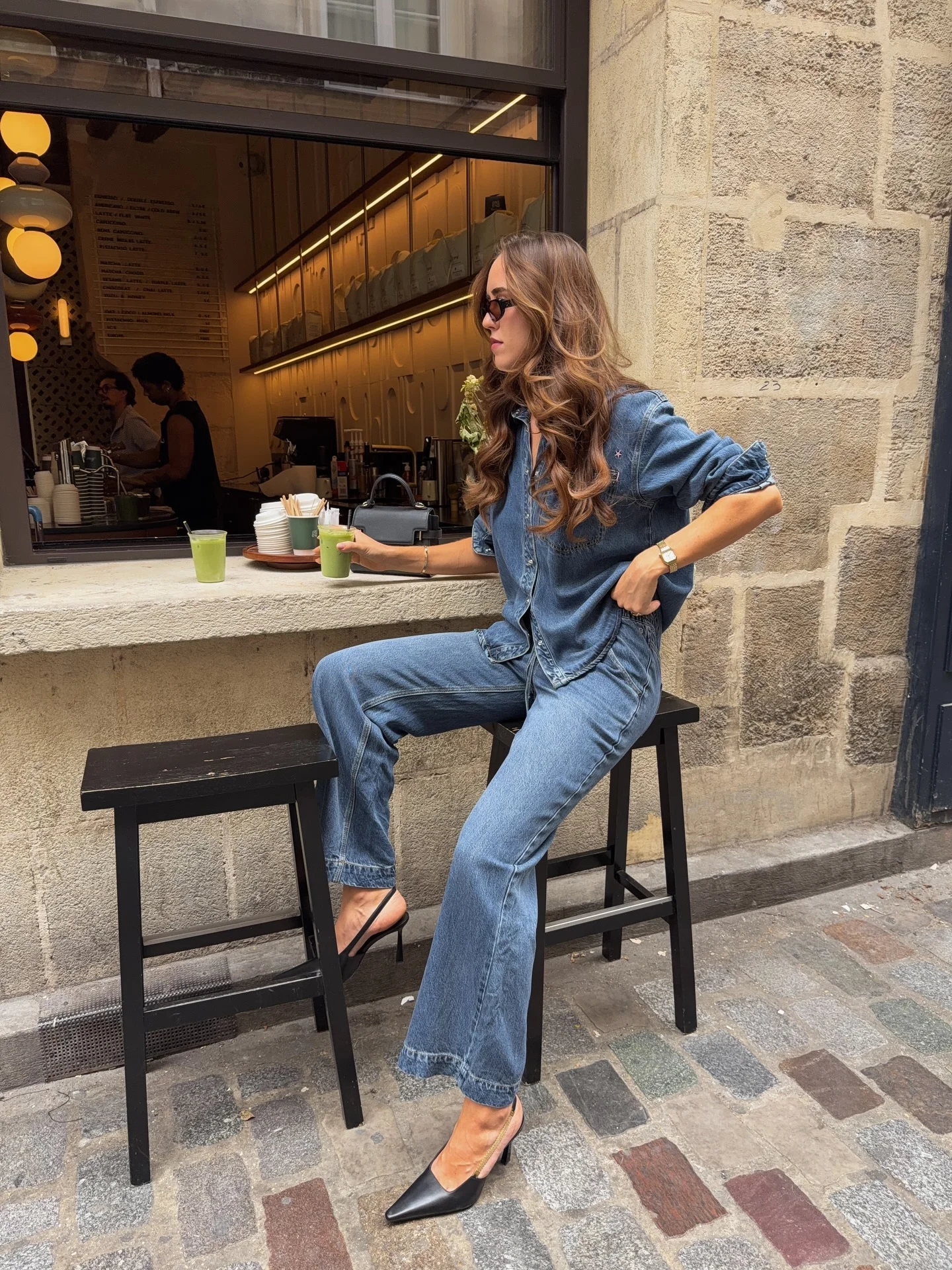 must have fall outfits 2026 Double Denim With Sleek Accessories Never Goes Out Of Style