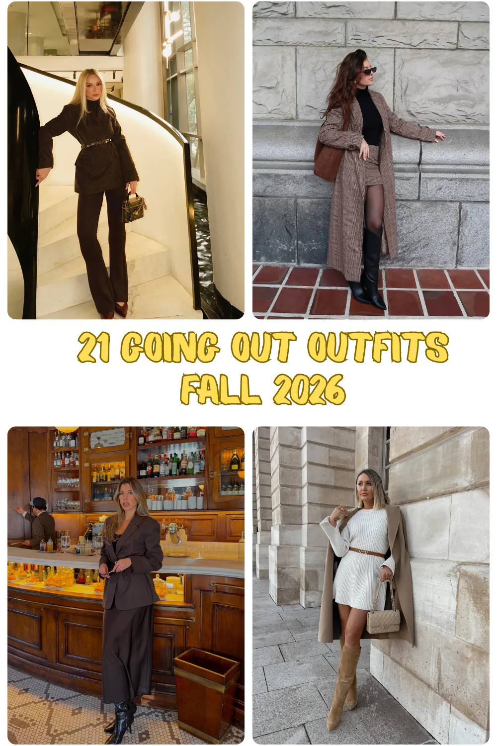 21 Going Out Outfits Fall 2026: Chic Night Looks You'll Want to Copy