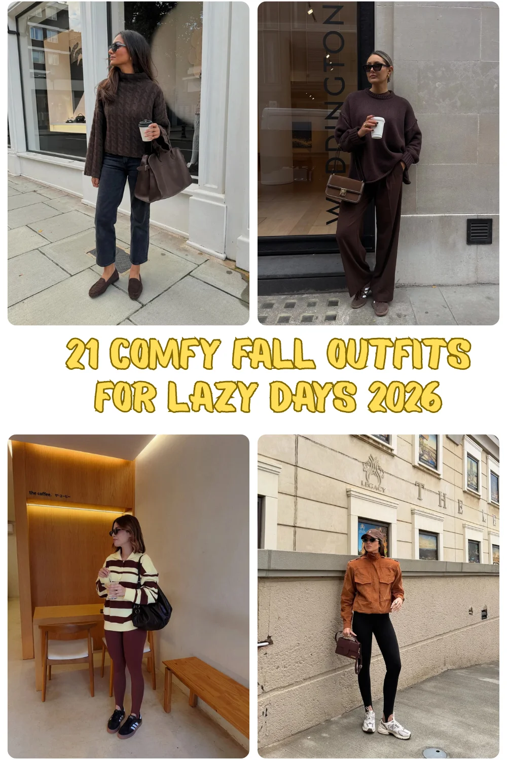 21 Comfy Fall Outfits For Lazy Days 2026 - Cozy, Casual Outfit Ideas You'll Want To Wear Every Day