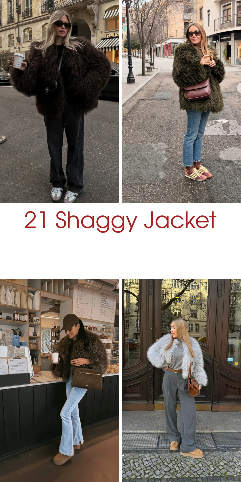 21 Shaggy Jacket Outfit Ideas: Cozy And Chic Looks To Wear In Every Season