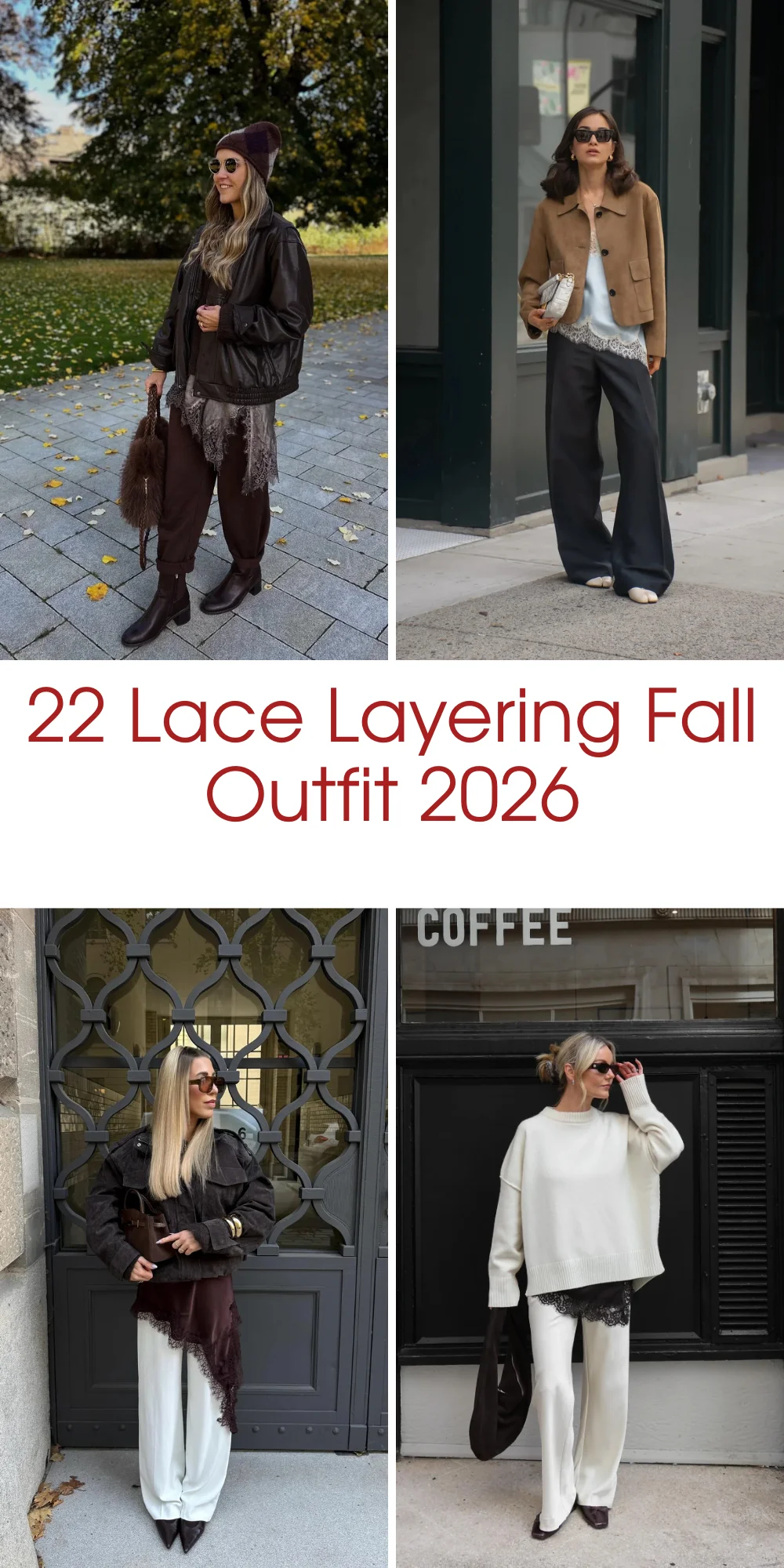 22 Lace Layering Fall Outfit 2026: Chic Outfit Ideas To Elevate Your Autumn Style