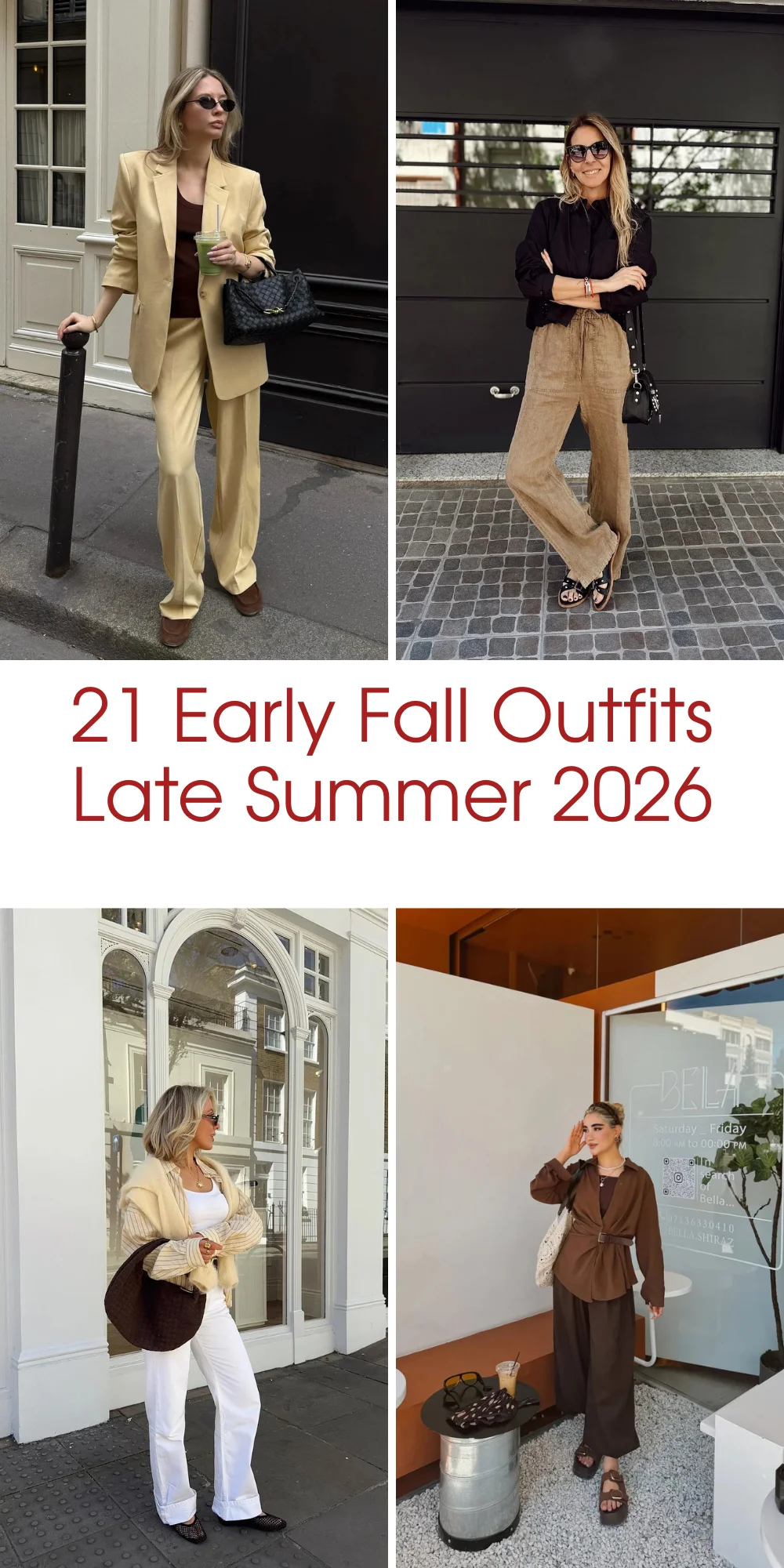 21 Early Fall Outfits Late Summer 2026: Chic Outfit Ideas To Wear Before Autumn Arrives