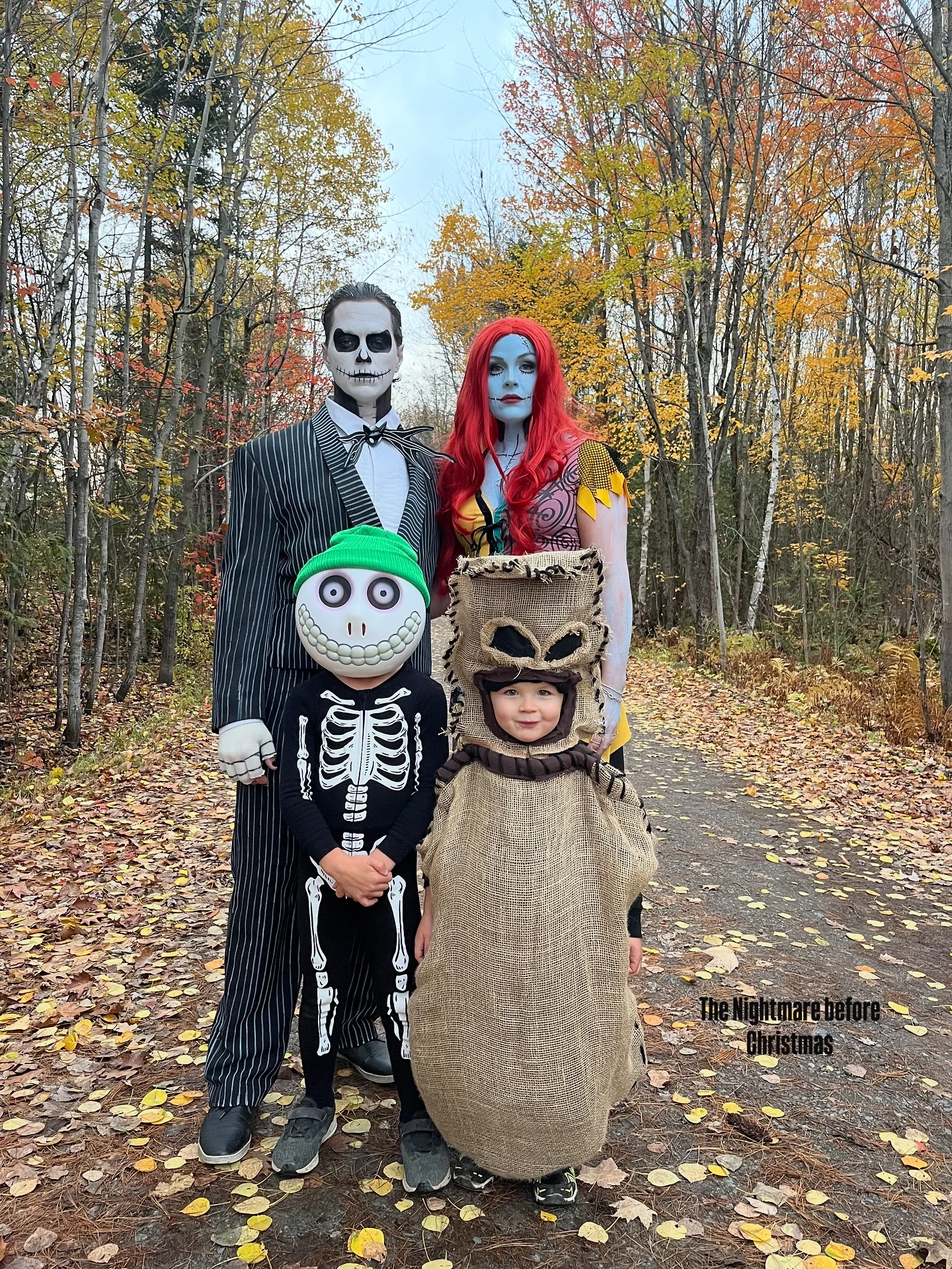 halloween costume for kids 2026 Classic Nightmare Family With A Halloween Twist