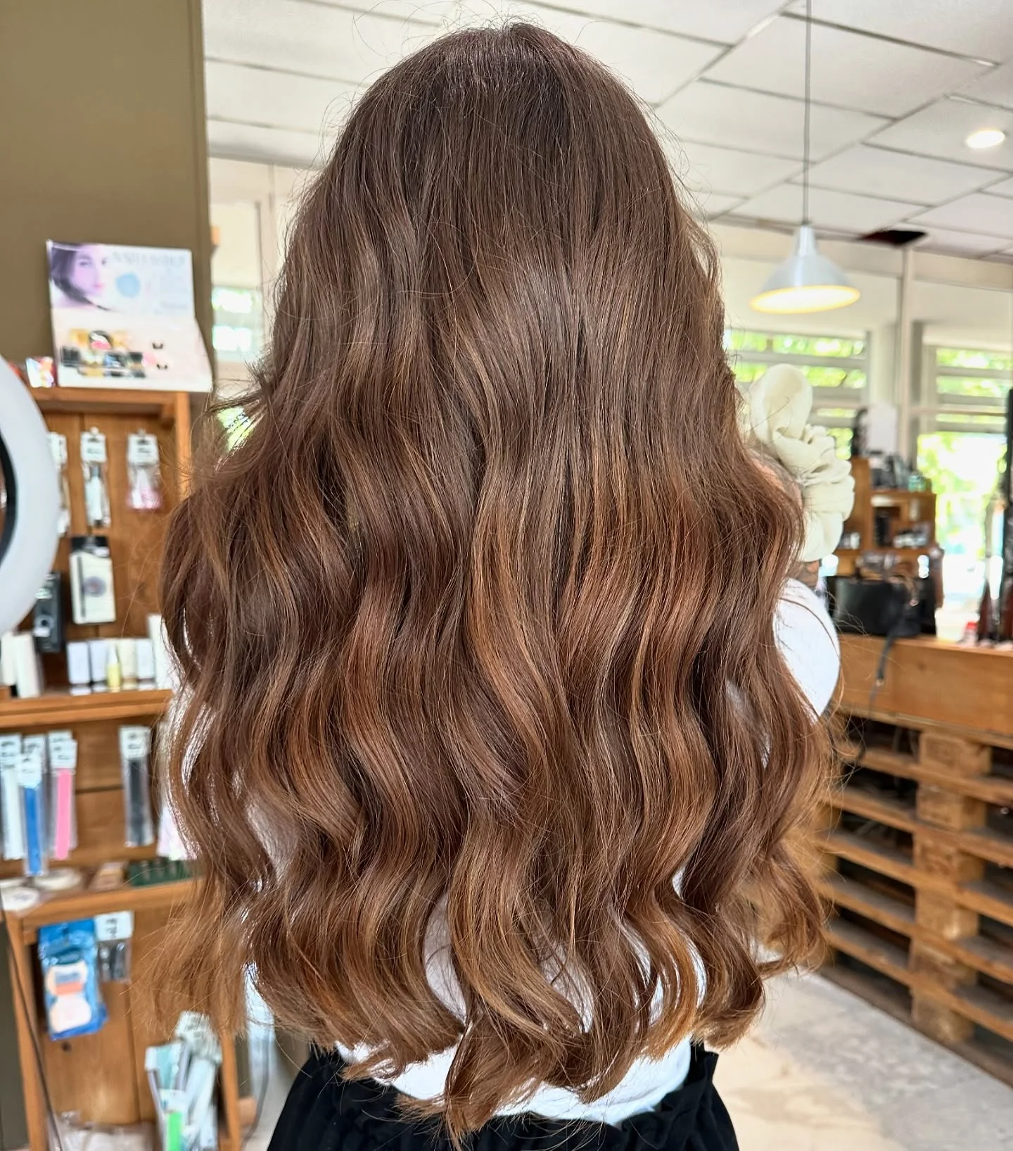 september hair color trends 2026 Soft Mocha Brown With Lived-In Golden Dimension