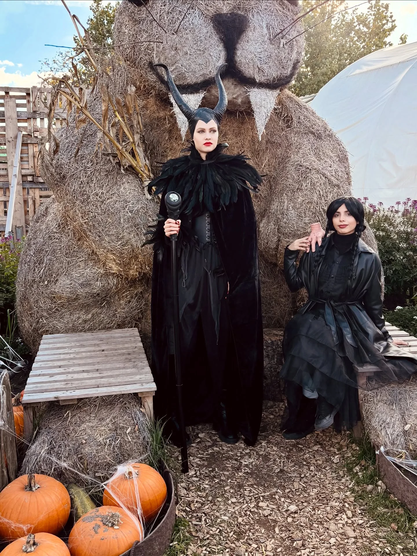 trendy halloween outfits 2026 Dark Fairy Drama With Feathered Layers