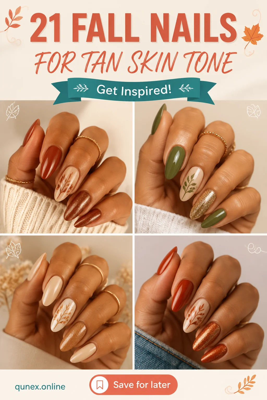 21 Fall Nails For Tan Skin Tone: 2026 Ideas To Try This Season