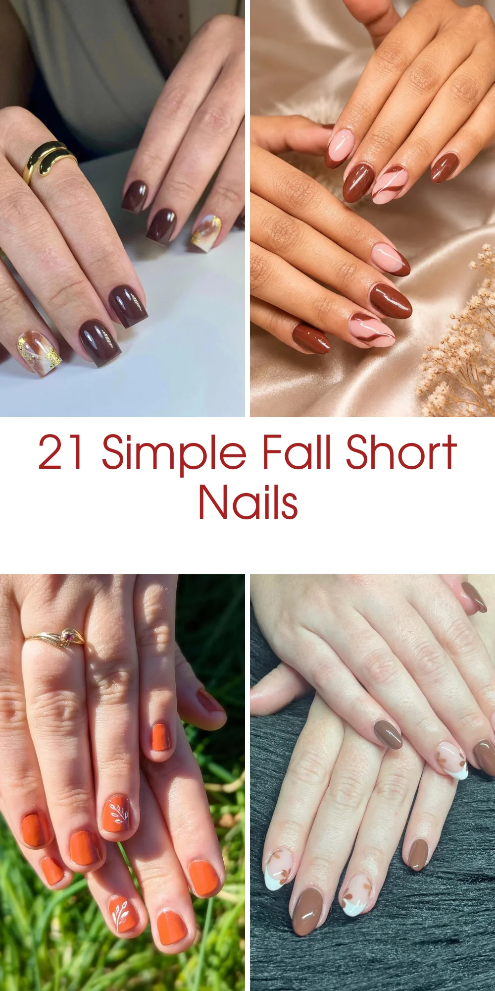 21 Simple Fall Short Nails: Cozy And Chic Ideas For 2026