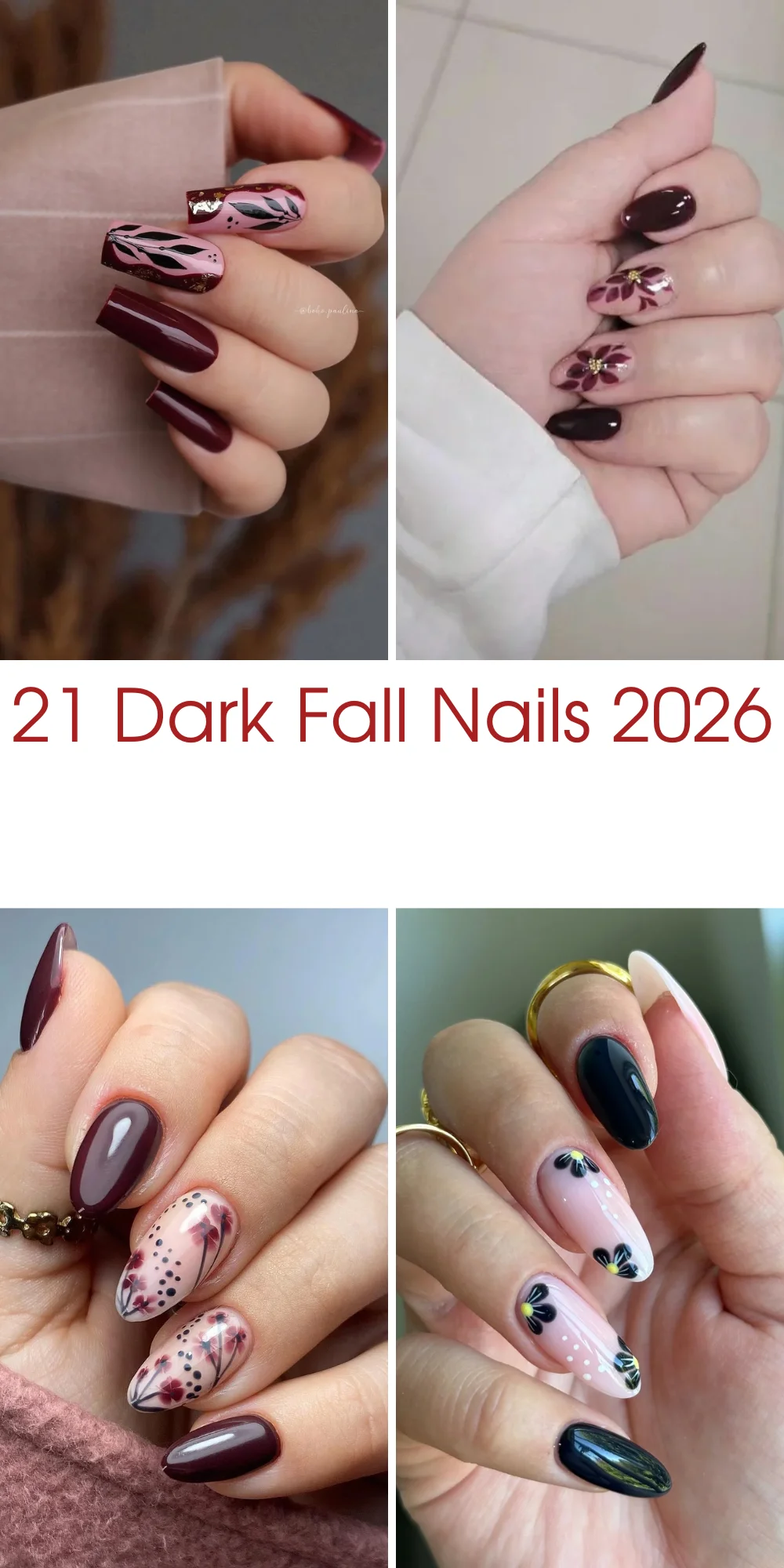 21 Dark Fall Nails 2026: Chic Moody Manicure Ideas You'll Want to Copy