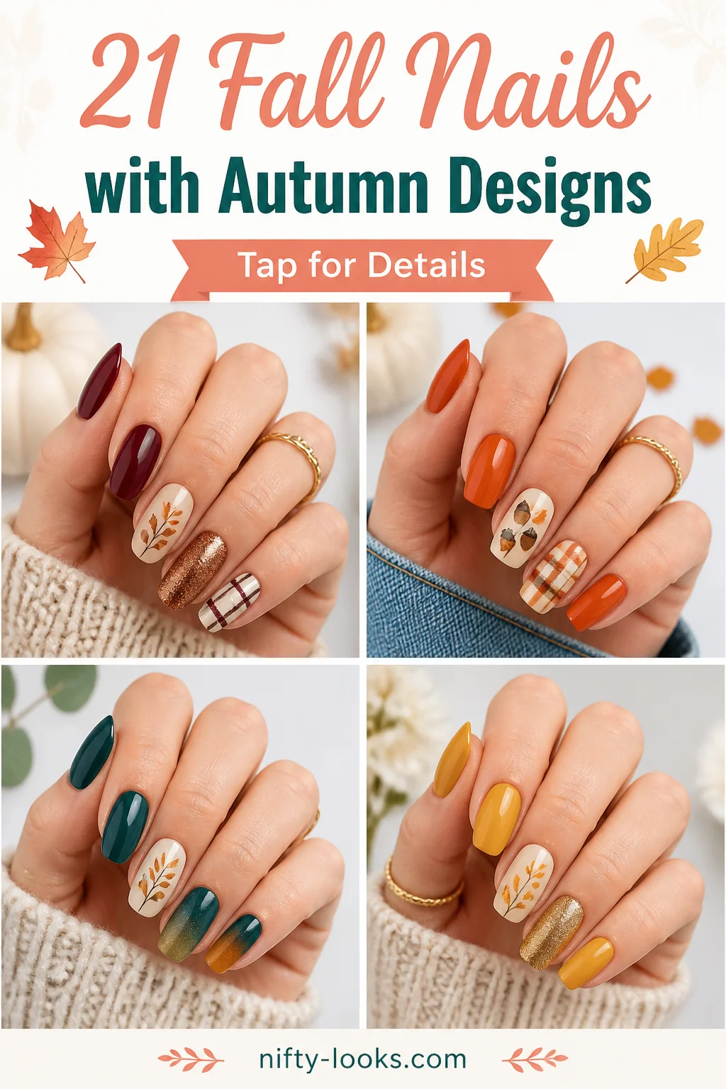 21 Fall Nails With Autumn Designs 2026: Classy Ideas To Try