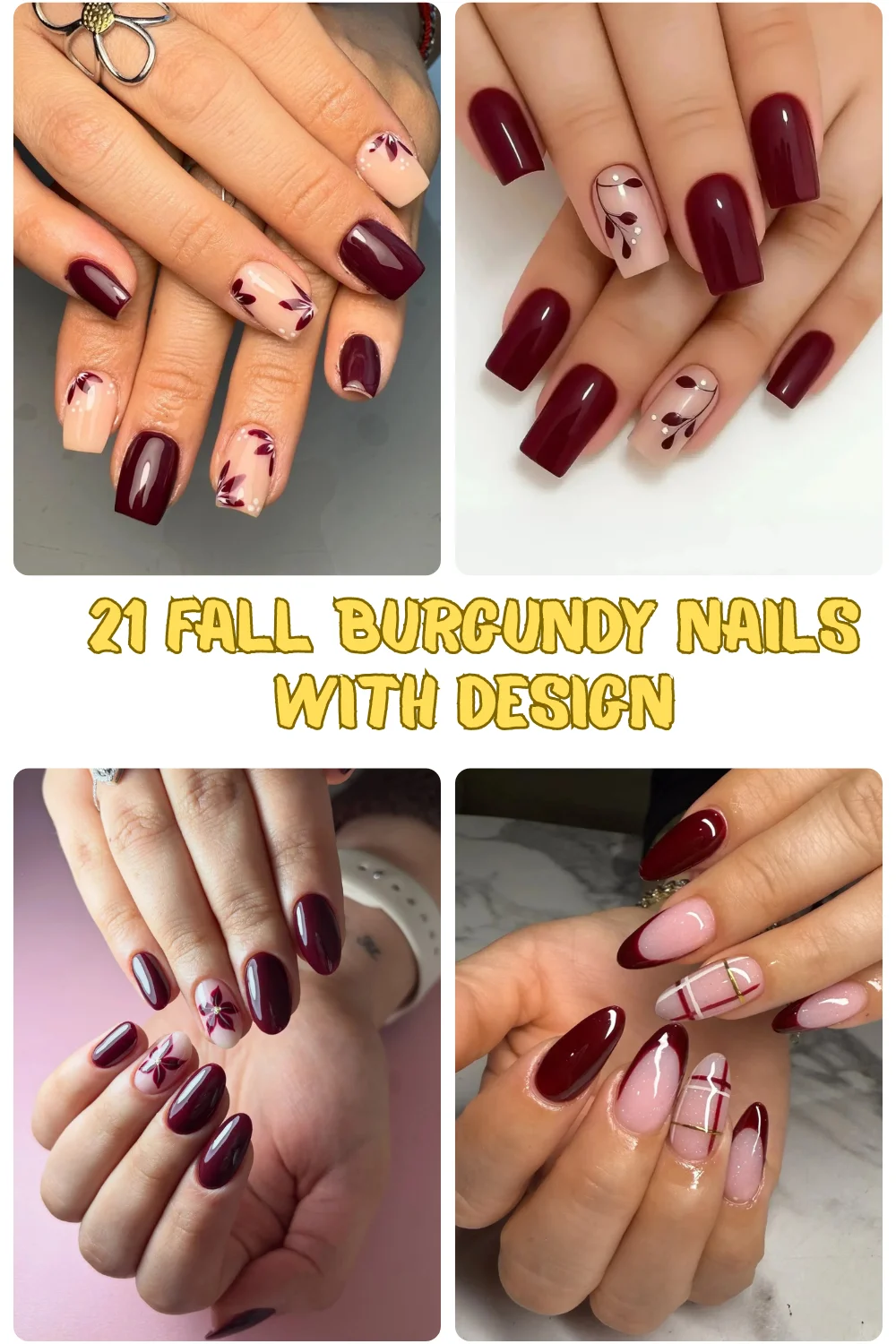 21 Fall Burgundy Nails With Design: Elegant Ideas For 2026