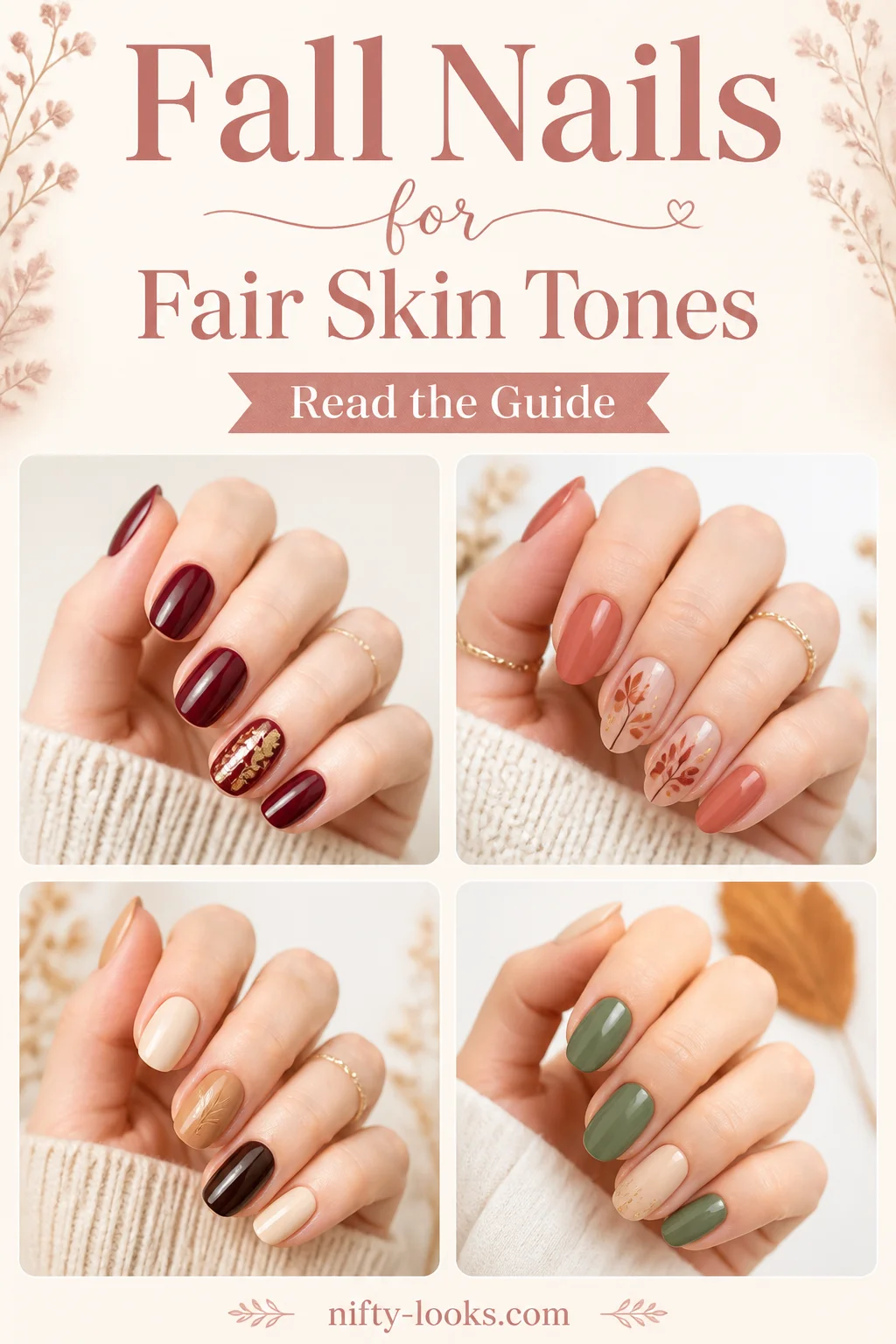 21 Fall Nails For Fair Skin Tones 2026: Elegant Ideas To Try