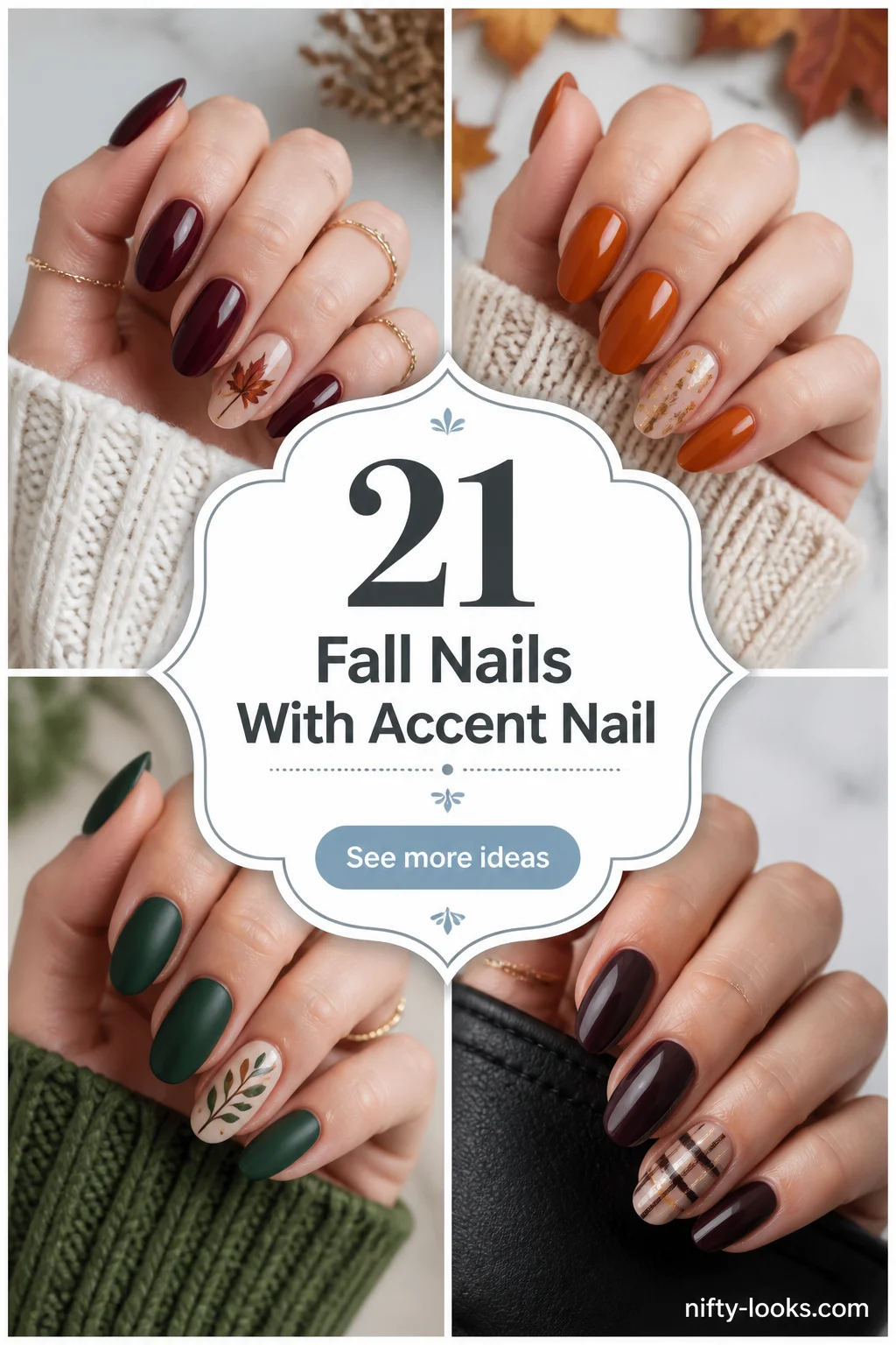 21 Fall Nails With Accent Nail 2026: Chic Ideas To Try This Season