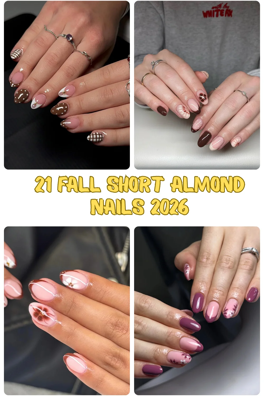 21 Fall Short Almond Nails 2026: Chic Ideas For The Coziest Autumn Manicure